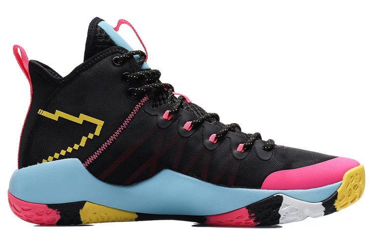 Li-Ning Combat High 'Black Blue Pink' ABAR059-1
