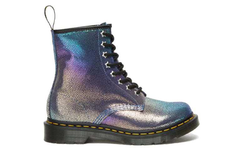(WMNS) Dr.Martens 1460 Rainbow Ray Suede Lace Up Boots 'Purple' 26963500