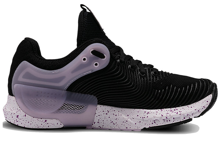 (WMNS) Under Armour Hovr Apex 2 Sports Shoes Black/Purple 3023008-002