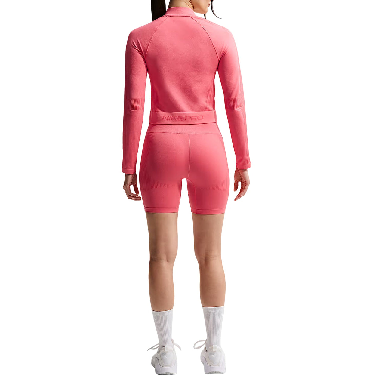 (WMNS) Nike Pro Seamless Dri-Fit High-Waisted 5" Cycling Shorts 'Sea Coral' IF1211-897