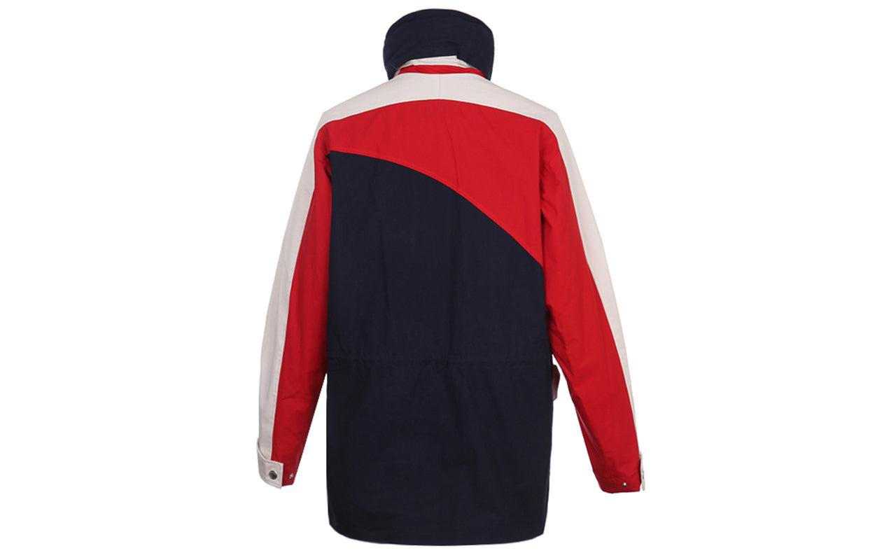 Men's KENZO Hooded Jacket Red Blue FA55OU6501NA-77