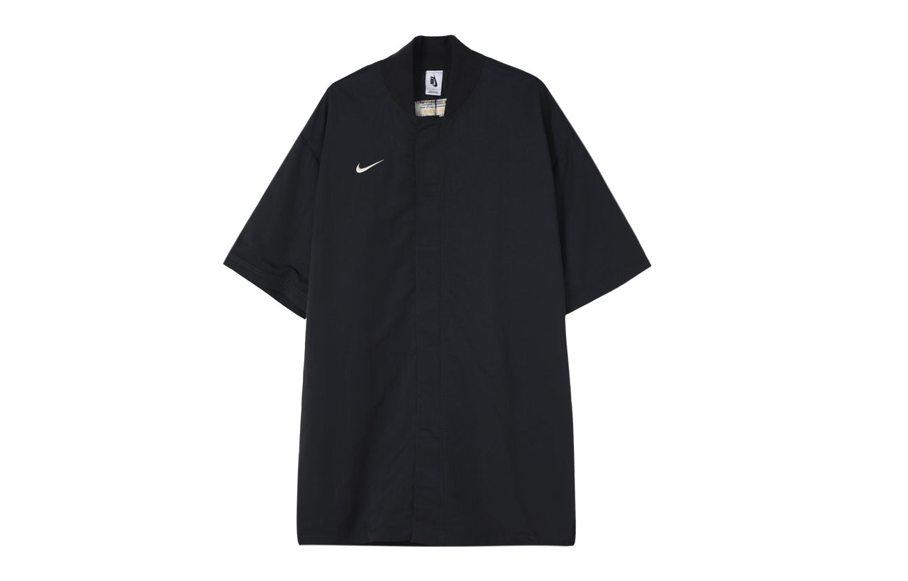 Nike x Fear of God x NBA Crossover Solid Color Loose Short Sleeve Shirt Black CU4686-010