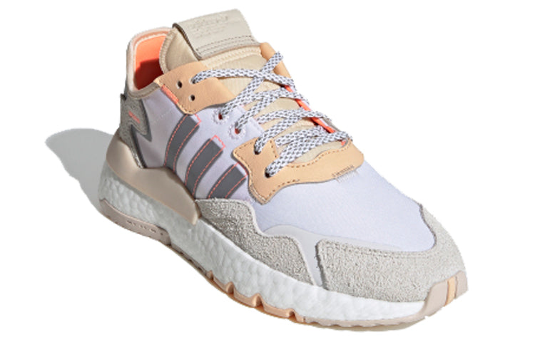 (WMNS) adidas Nite Jogger 'White Glow Orange' EF5426