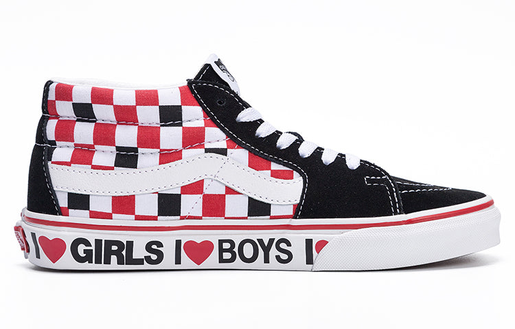 Vans Sk8-Mid 'Checkerboard - I Heart' VN0A3WM3WKU