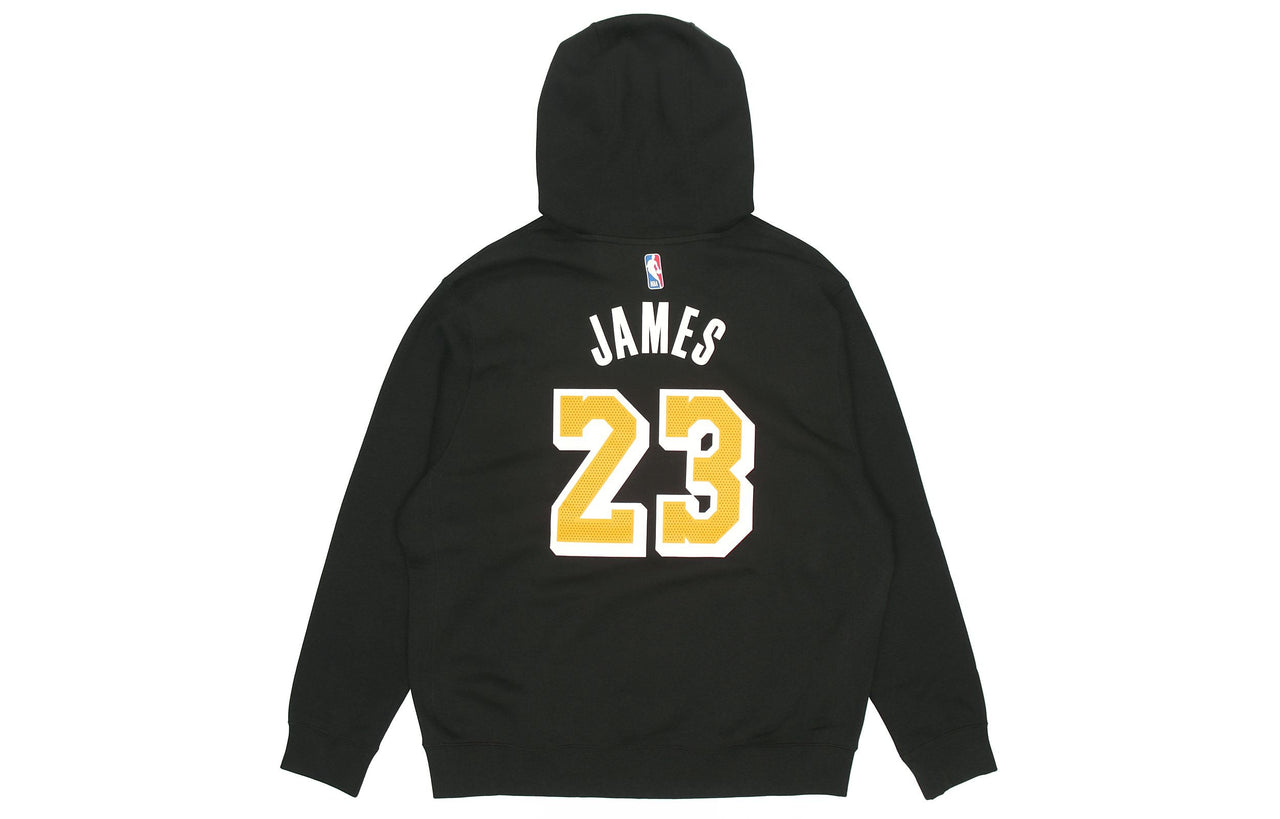 Men's Nike Los Angeles Lakers Lebron James No. 23 NBA Player Long Sleeves Black DN4984-010