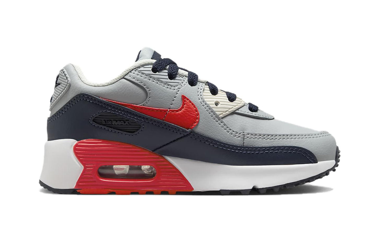 (PS) Nike Air Max 90 'Grey Bright Crimson' CD6867-021