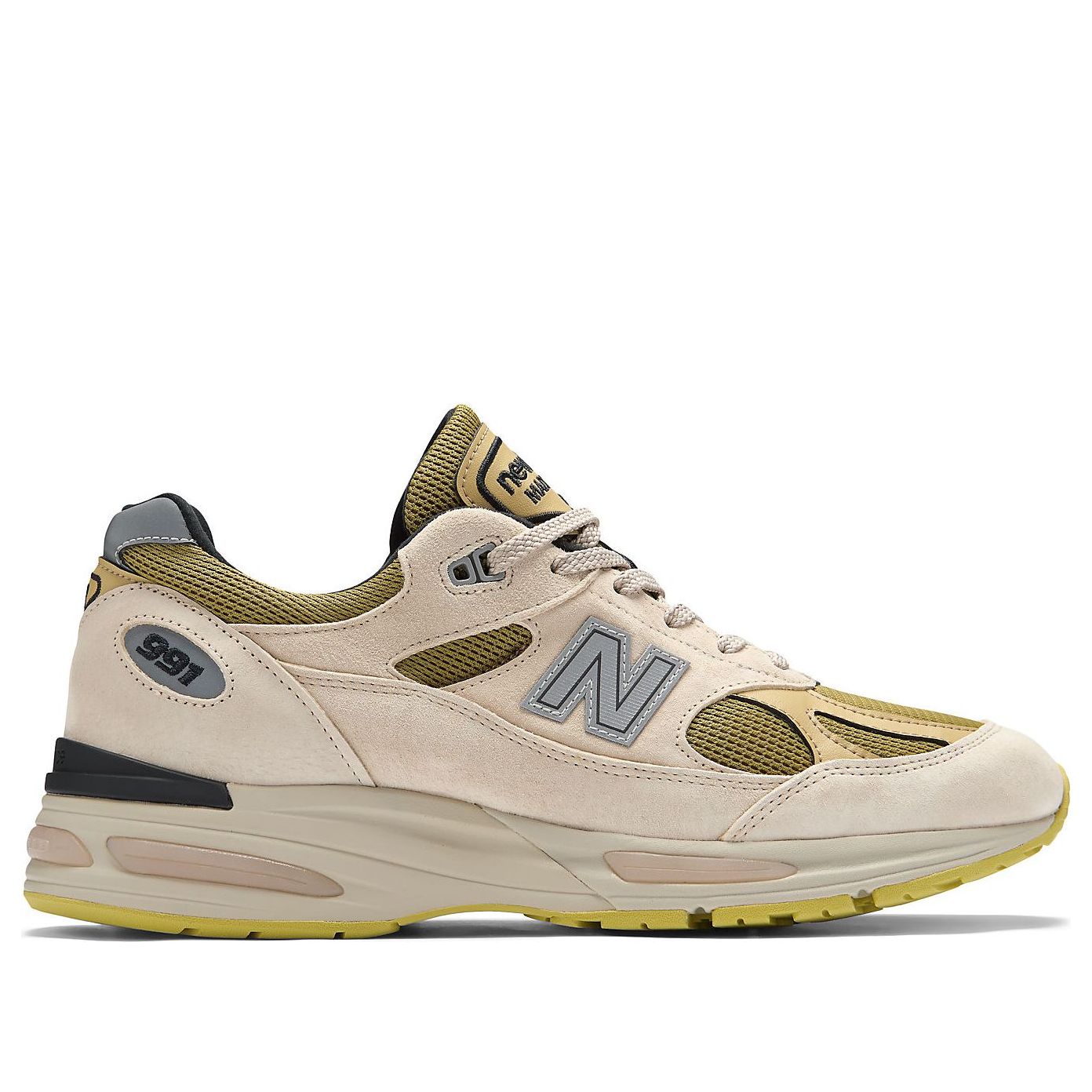 New Balance Made in UK 991v2 Neo Synthesis 'Silver Birch Amber Green' U991PW2