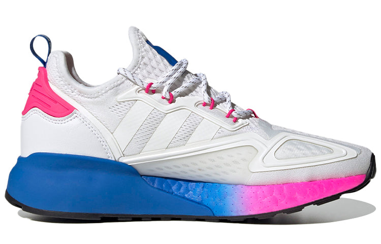 (WMNS) adidas ZX 2K Boost 'White Pink Blue' FY0605