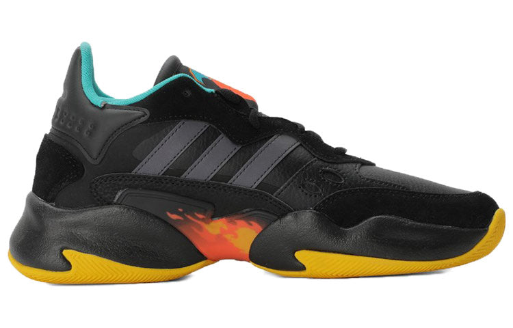 adidas neo STREETSPIRIT 2.0 Sports Casual Shoes 'Black Yellow' FV5997