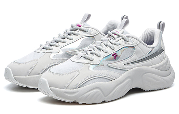 (WMNS) FILA FUSION Conch Sneakers 'White Grey' T12W217303FNS