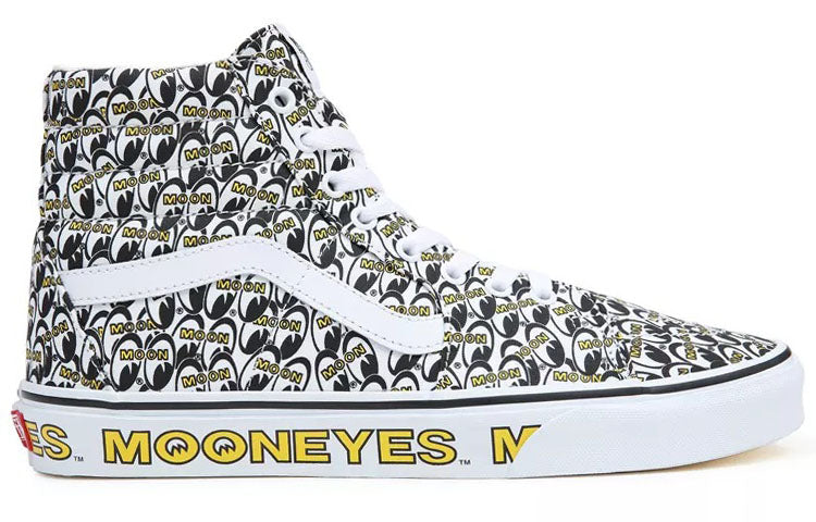 Vans Mooneyes x SK8-HI 'True White Yellow' VN0A7Q5N6M5