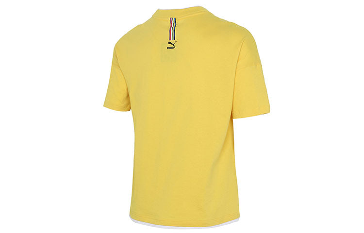 PUMA x Britto T-Shirt 'Yellow White Black' 532257-37