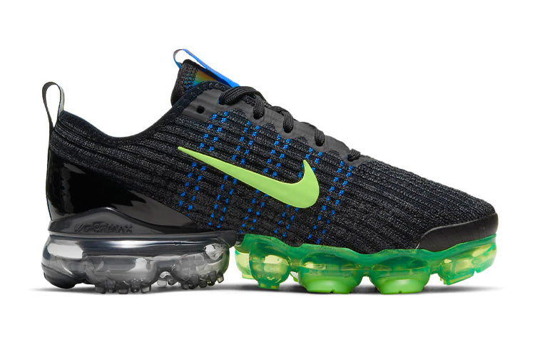 (GS) Nike Air VaporMax Flyknit 3 'Black Ghost Green' DD9718-001