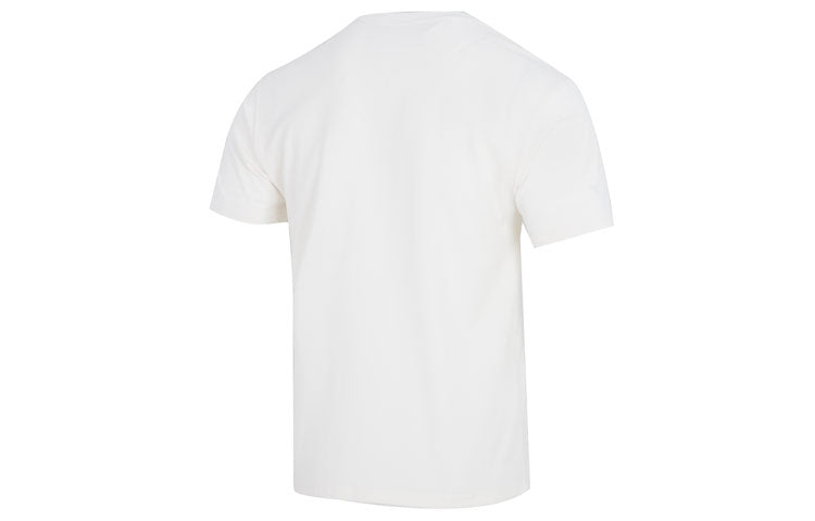 Nike Basketball Earth Pattern Printing Round Neck Short Sleeve White DM1318-901
