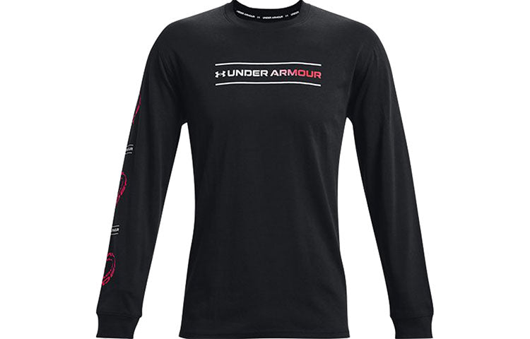 Under Armour Branded Spiral Heavyweight Long Sleeve T-shirt 'Black' 1366473-001