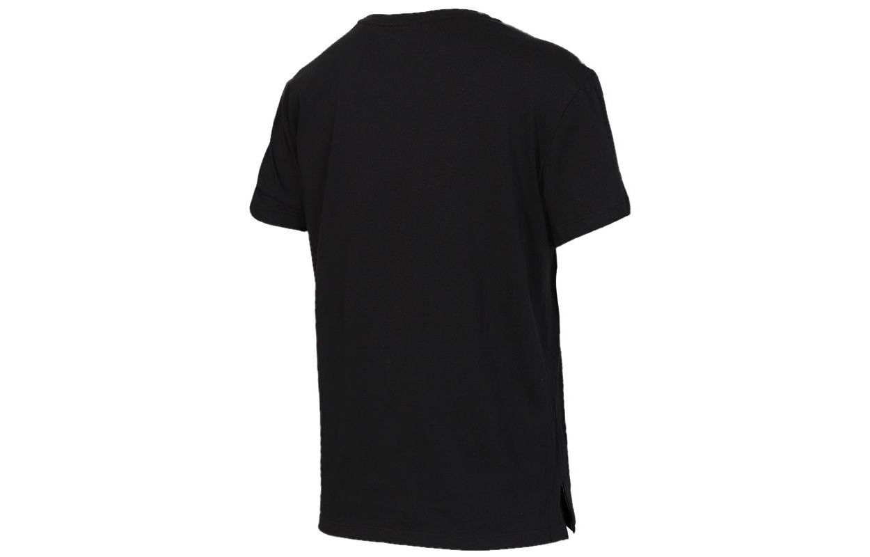 (WMNS) PUMA Classics Logo Tee Running Short Sleeve TEE Black 596512-01