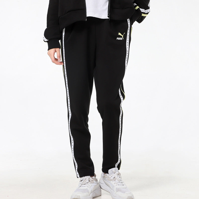 (WMNS) PUMA Knitting Sports Trousers Black 531079-01