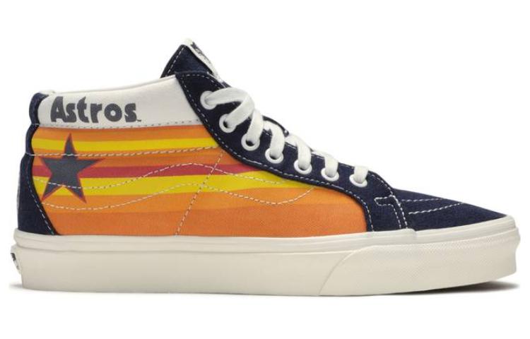 Vans MLB x SK8-MID Reissue Astros 'Blue Yellow' VN0A3MV8RTI
