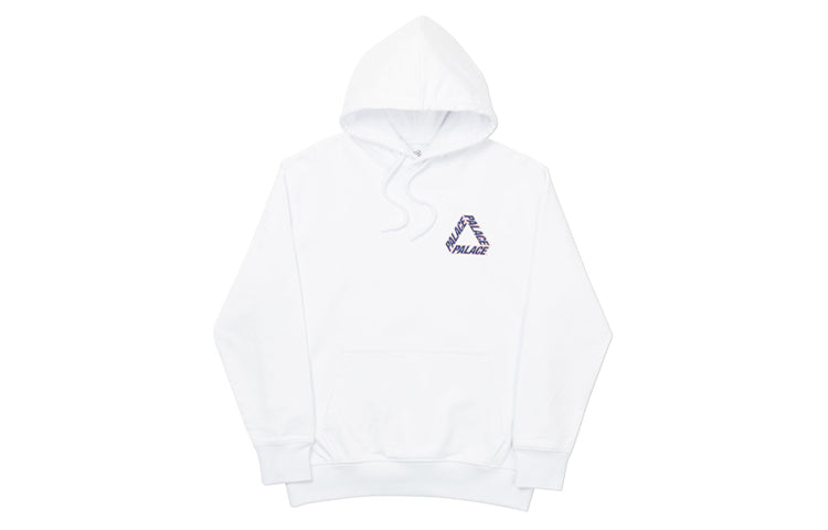 PALACE Classic Triangle Hooded Sweater Unisex White P19HD050