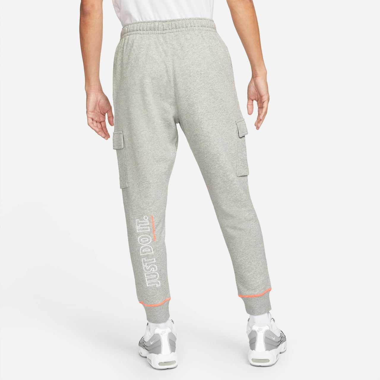 Nike Sportswear Just Do It Fleece Cargo Pants 'Dark Heather Grey' DD6268-063