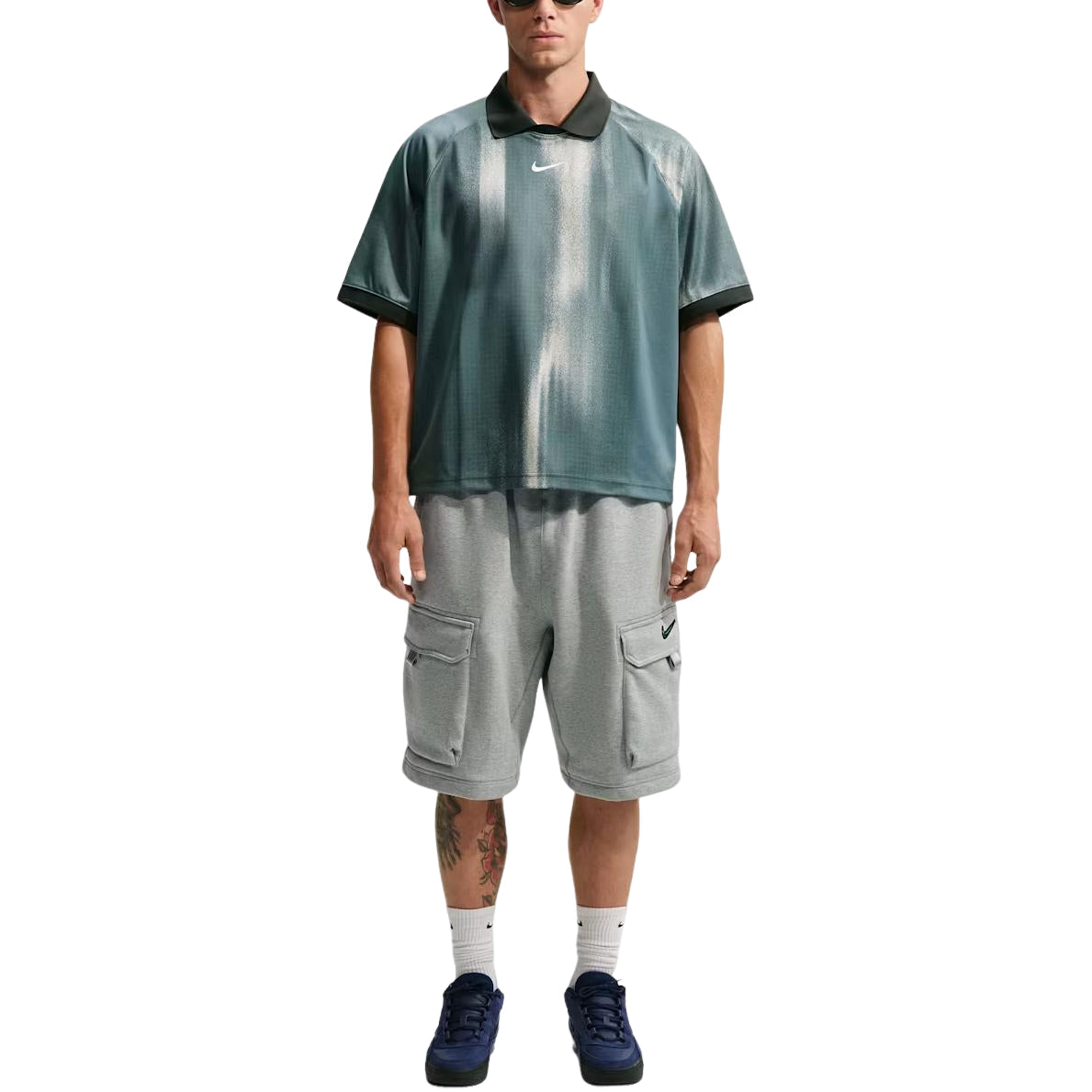 Nike SB Sunset Dri-FIT Jacquard Skate Jersey 'Mineral Slate' IR8699-384