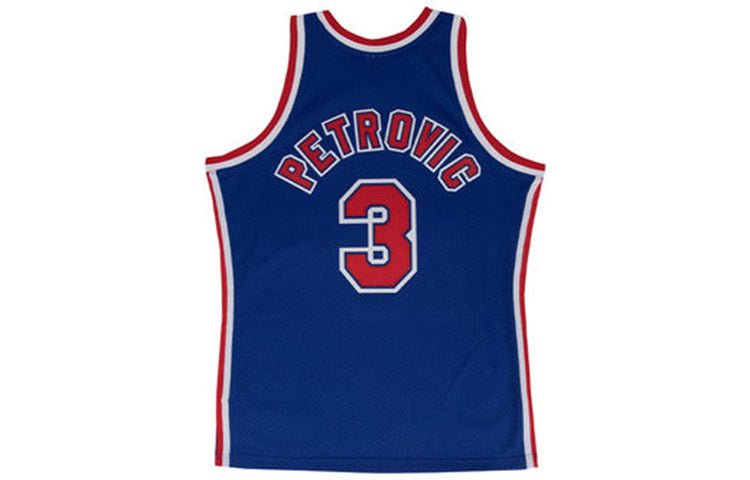 Mitchell & Ness NBA Swingman Jersey 'New Jersey Nets - Draen Petrovi 1992/93' SMJYGS18183-NJNROYA92DPE
