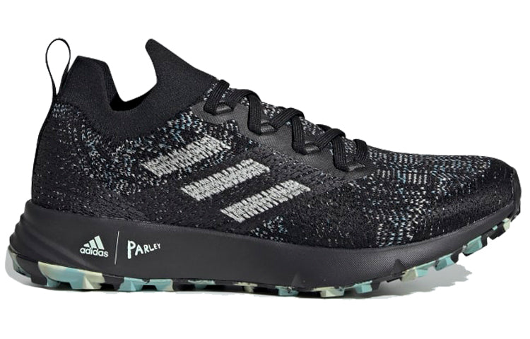 (WMNS) adidas Terrex Two Parley Trail 'Black Green' EF4813