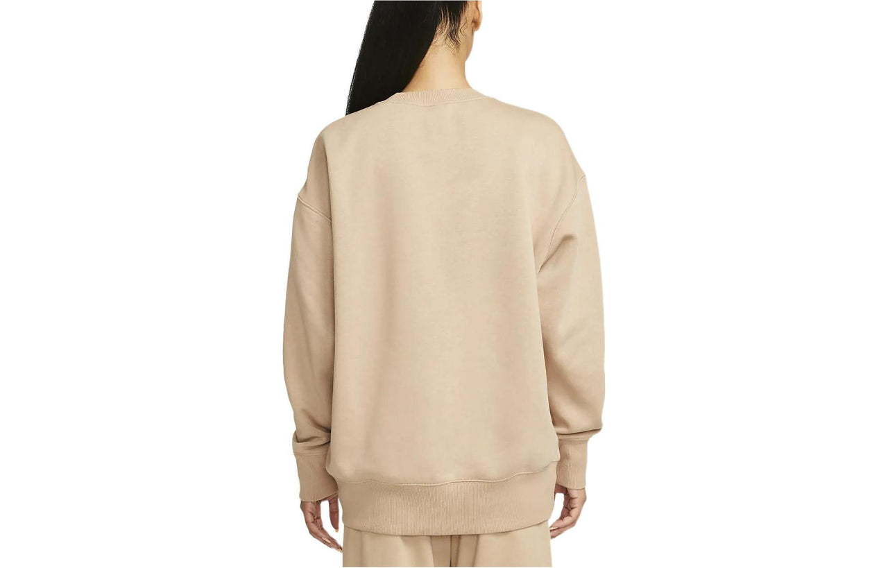 (WMNS) Nike Sportswear Phoenix Fleece Crewneck Sweatshirt 'Beige' DQ5734-200