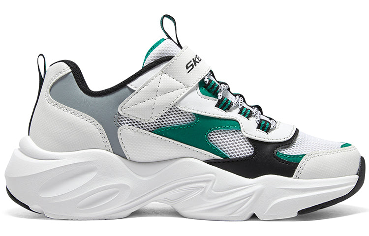 (GS) Skechers DLITES 1.0 'White Green' 405235L-WGRN