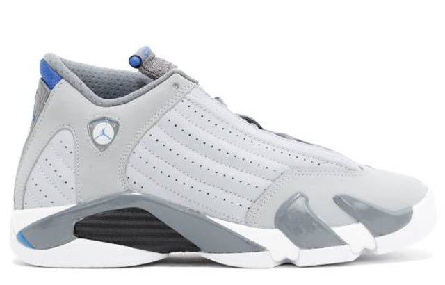 (GS) Air Jordan 14 Retro 'Wolf Grey' 487524-004