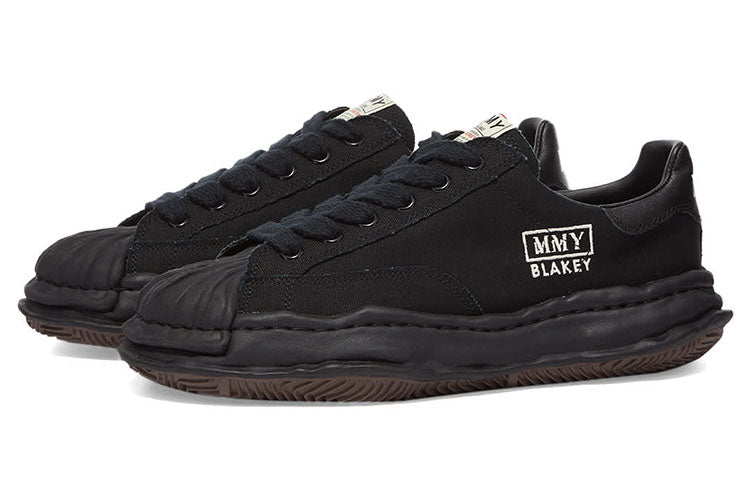 Maison MIHARA YASUHIRO BLAKEY OG Sole Canvas Low-top Sneaker 'Black' A08FW735-BLKBLK