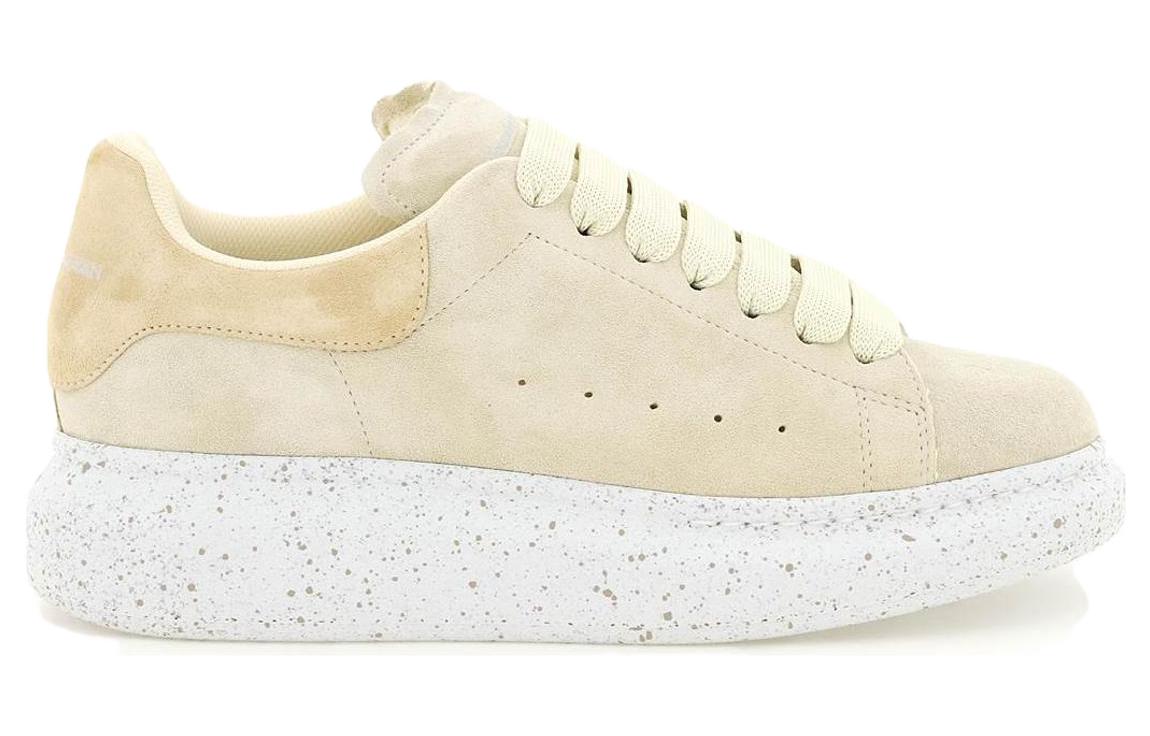 (WMNS) Alexander McQueen Larry Oversized Low-Top Sneakers 'Yellow White' 708067WIA5D7991