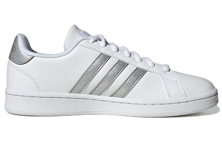 (WMNS) adidas Grand Court Cloudfoam Lifestyle 'White Silver Metallic' GZ1837