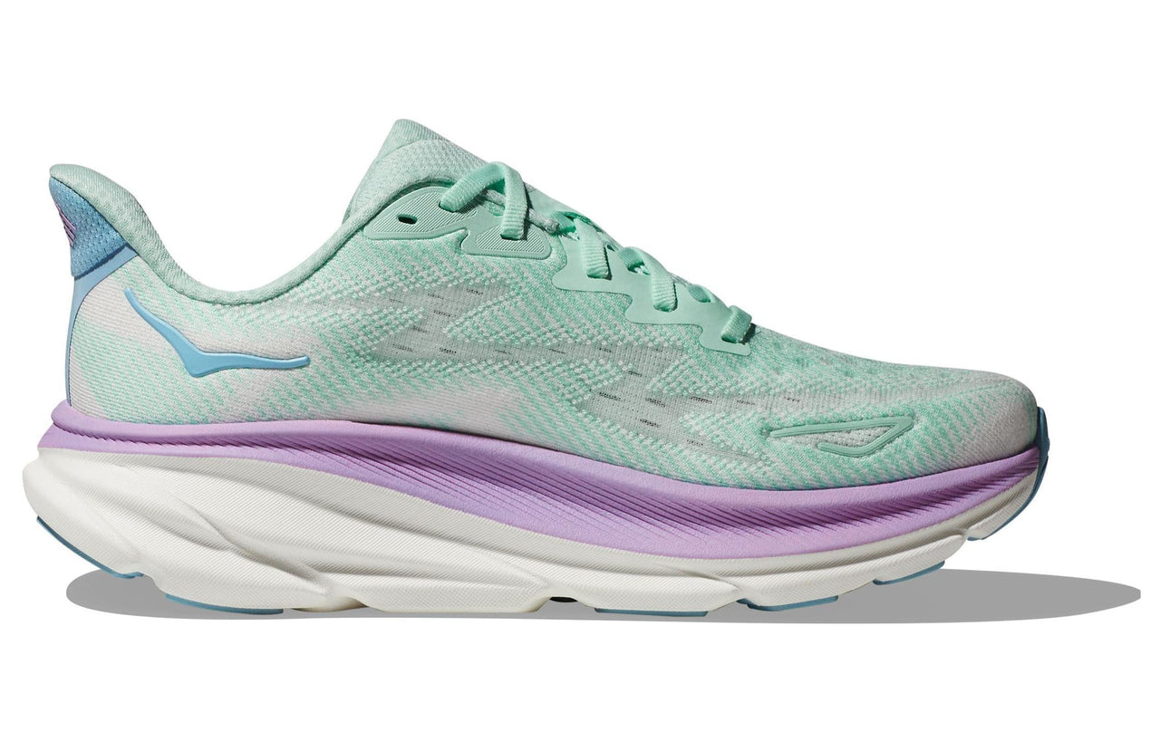 (WMNS) HOKA ONE ONE Clifton 9 Wide 'Ocean Lilac Mist' 1132211-SOLM