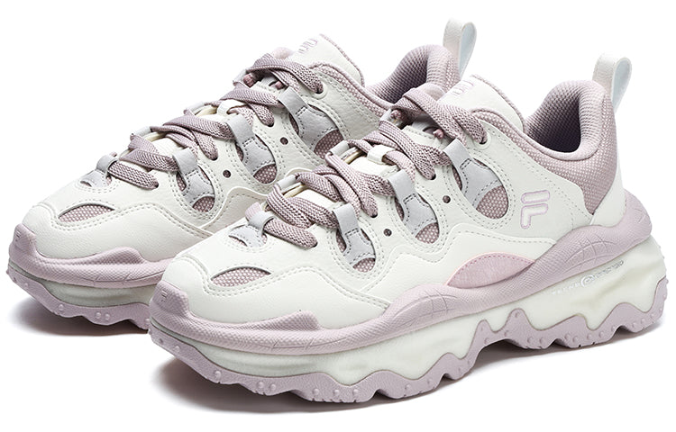 (WMNS) FILA FUSION QD96 Athletic Shoes 'White Purple' T12W311203FSV