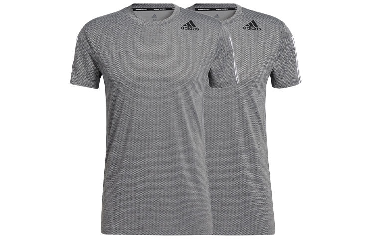 adidas Hrdy 3s Tee Training Sports Short Sleeve Gray GP7655