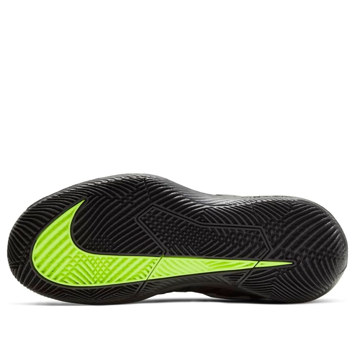 (GS) Nike Court Jr Vapor X 'Black White Green' AR8851-009