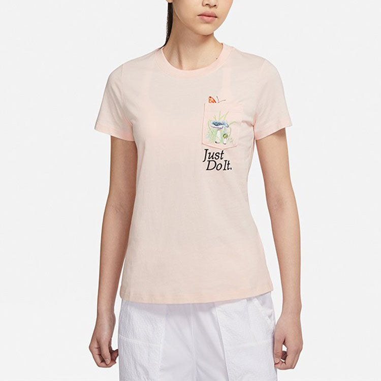 (WMNS) AS W Nike Sportswear Tee REG SS PKT NATURE Orange PEARL DD1463-805