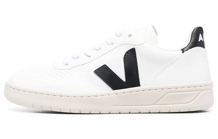 Veja V-10  Lace-Up 'White Black' VX0702901