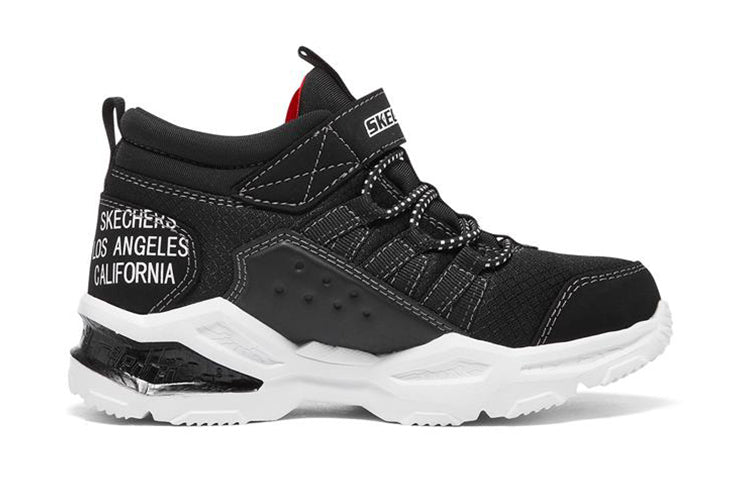 (GS) Skechers Skech-Bots 'Black Red' 403668L-BLK