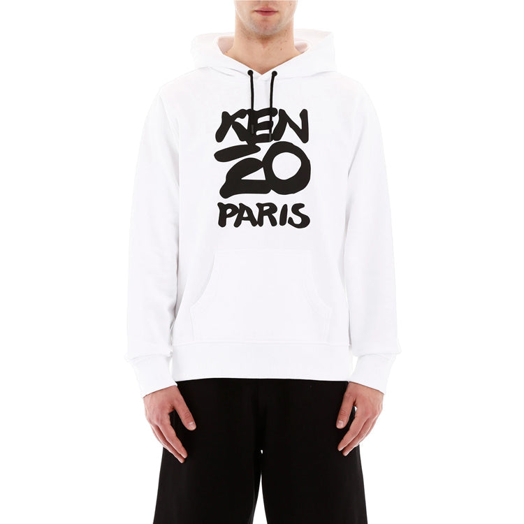 Men's KENZO Logo Alphabet Printing White FA55SW1654ME-114