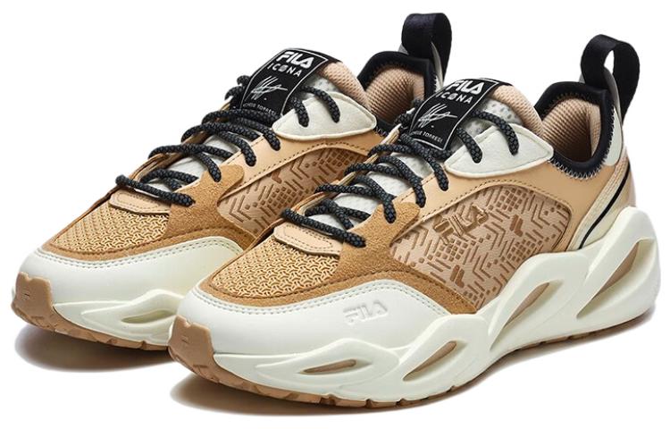 (WMNS) FILA Sportswear Sneakers 'Tan White' F12W313101FBV