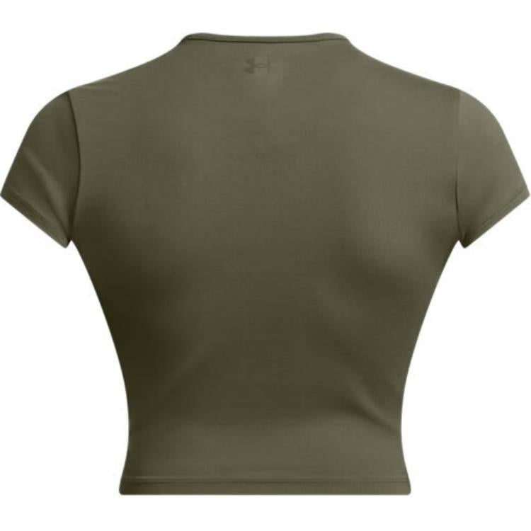 (WMNS) Under Armour Meridian Baby T-shirt 'Olive Green' 1387729-390