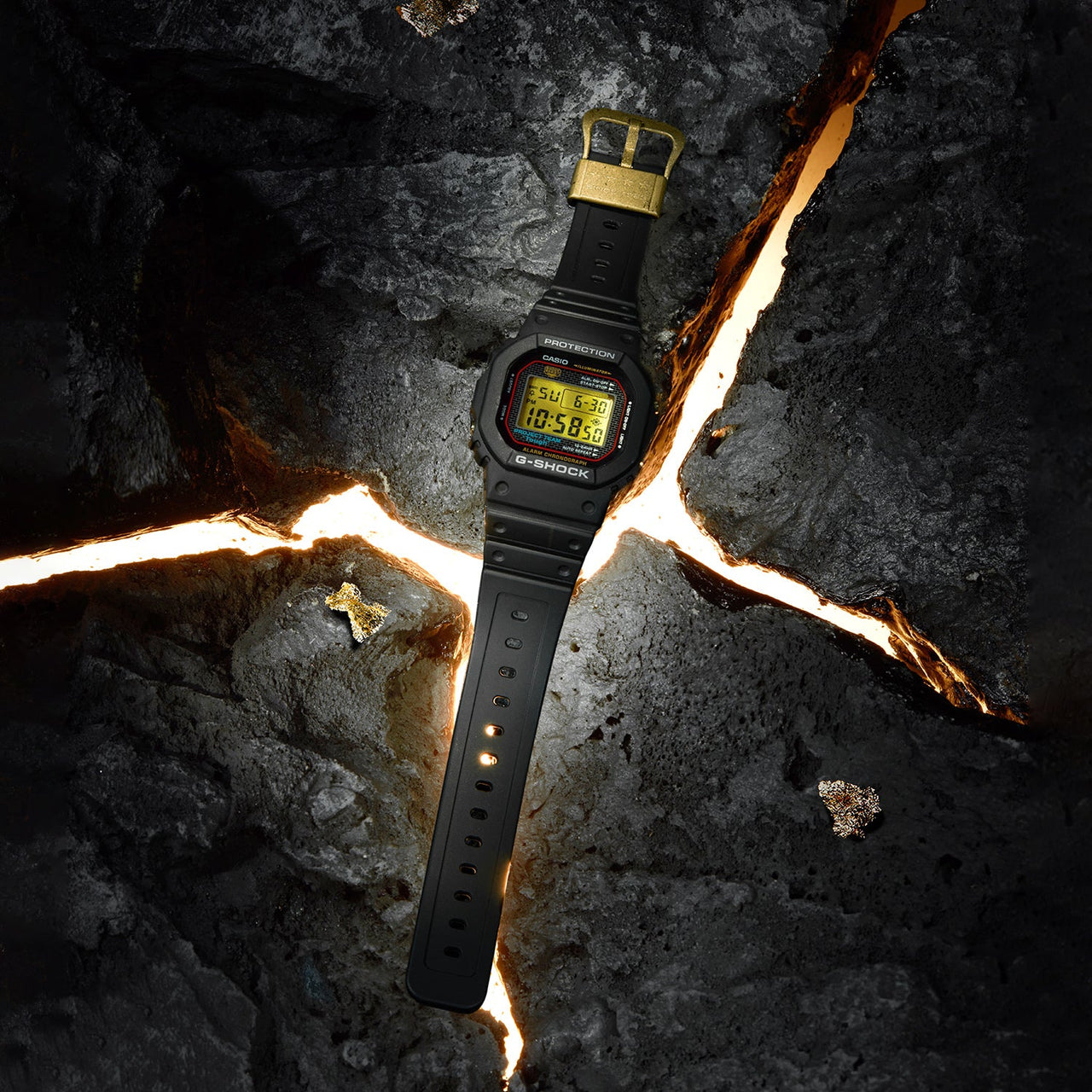 CASIO G-Shock Digital 'Black Gold' DW-5040PG-1PR