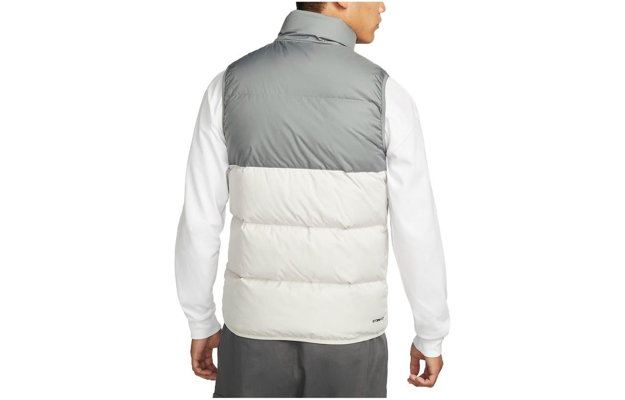 Nike Windproof Warm Stand Collar Down Vest 'Grey White' DV1136-084