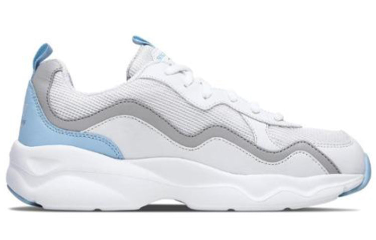 (WMNS) Skechers DLites Airy 'White Blue' 88888201-WLGB