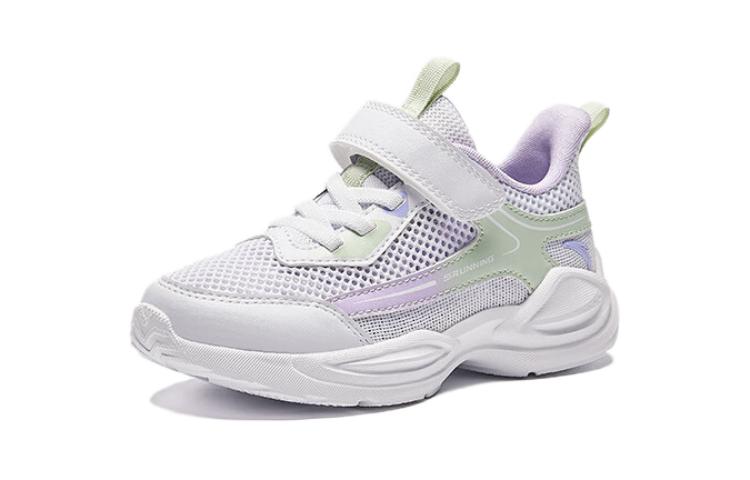 (PS) ANTA Running Series Sneakers 'White Purple Green' A322429977-2