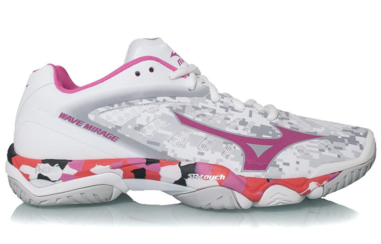 (WMNS) Mizuno Wave Mirage 'White Pink' X1GB169065