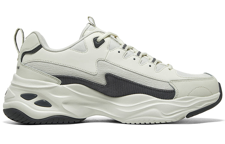Skechers D'Lites 4.0 Shoes 'White Grey' 894286-NTBK