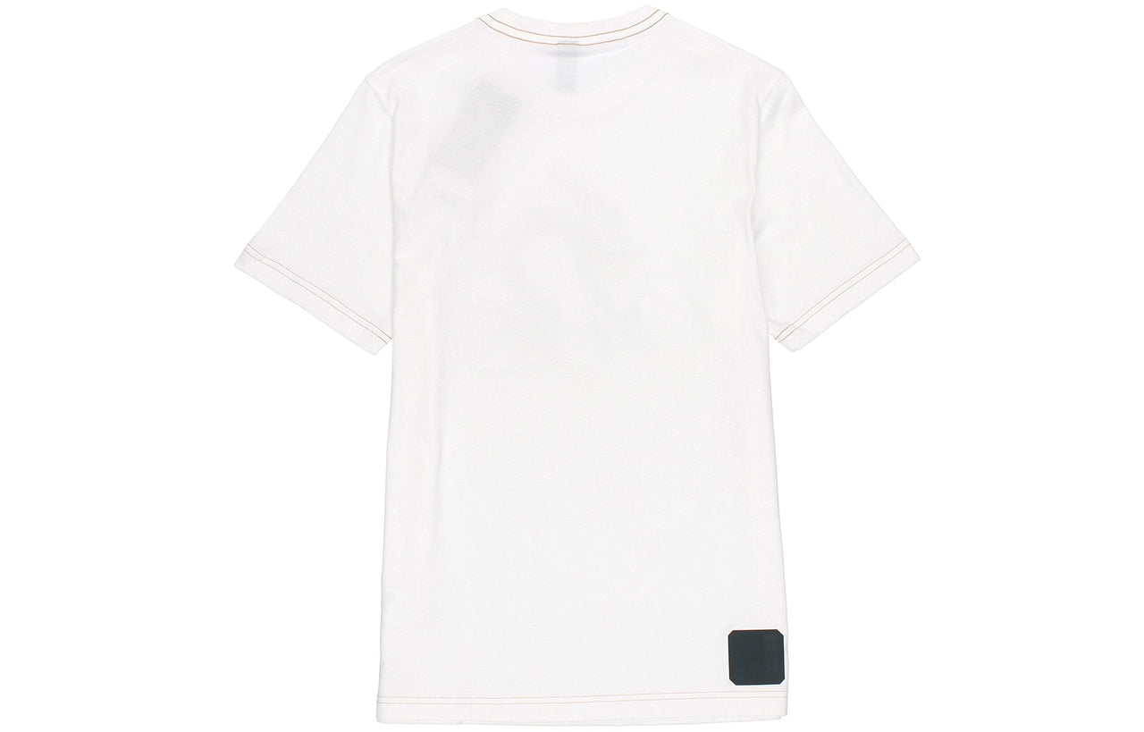 adidas Series WJ T GFX Printing Training Sports Short Sleeve White GP0917